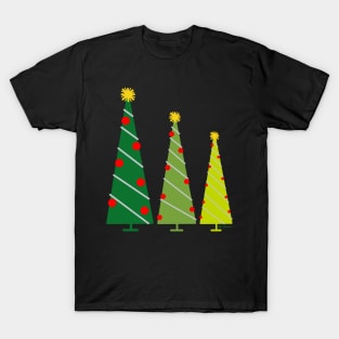 Christmas Tree Trio T-Shirt